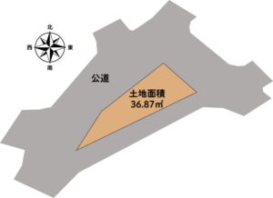 江戸川区松江３丁目　土地 画像2