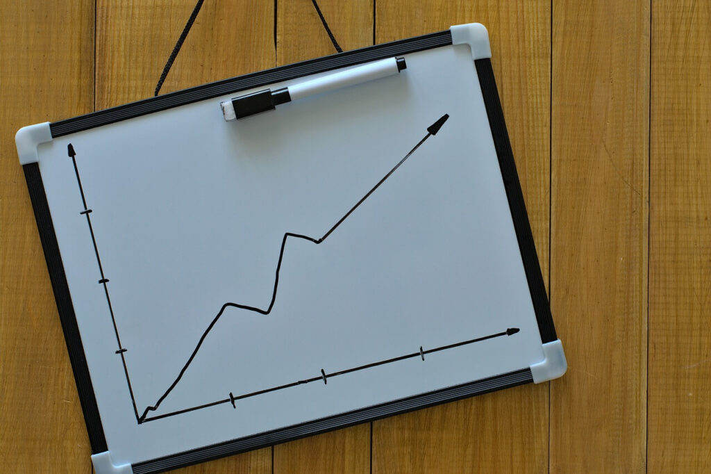 Download free HD stock image of Whiteboard Graph