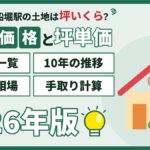 【2026年】船堀駅の土地価格・坪単価｜船堀・松江・東小松川の地点別一覧と推移